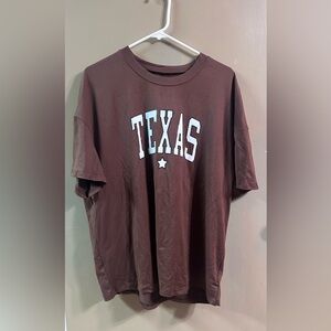 Brown Texas Graphic T-Shirt